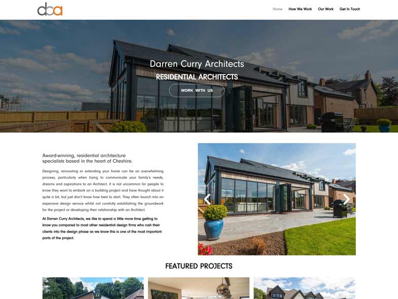 Darren Curry Architects website