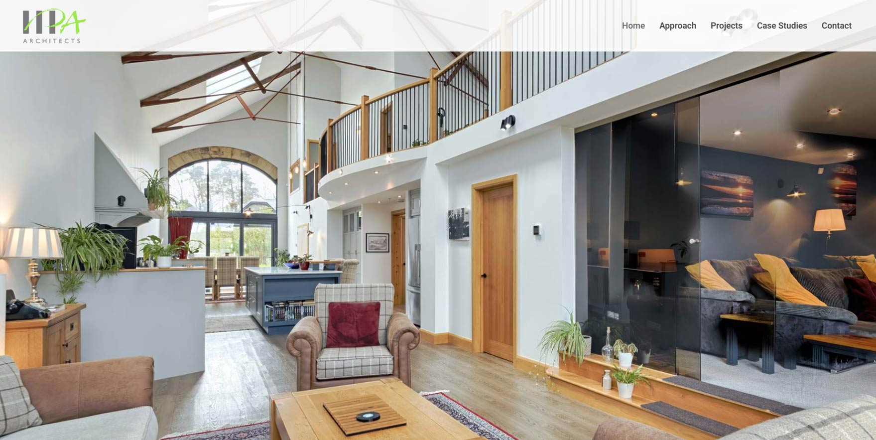 HP Architects website