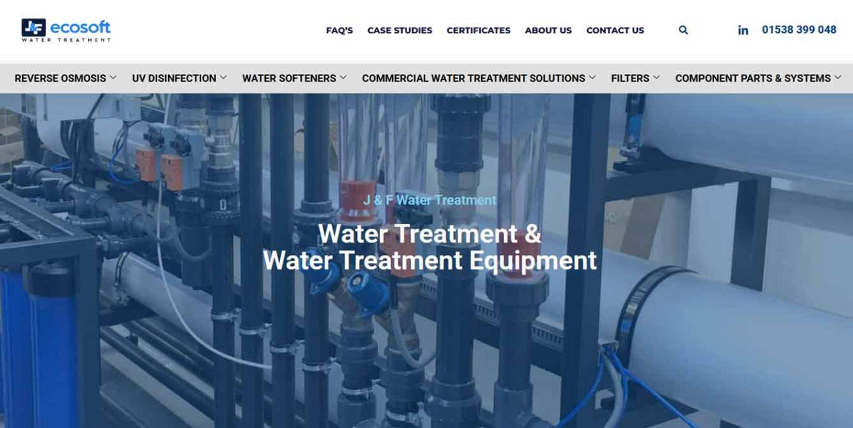 J&F Water Treatment website