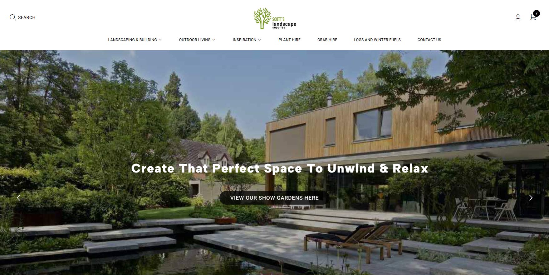 Scott's Supplies ecommerce website