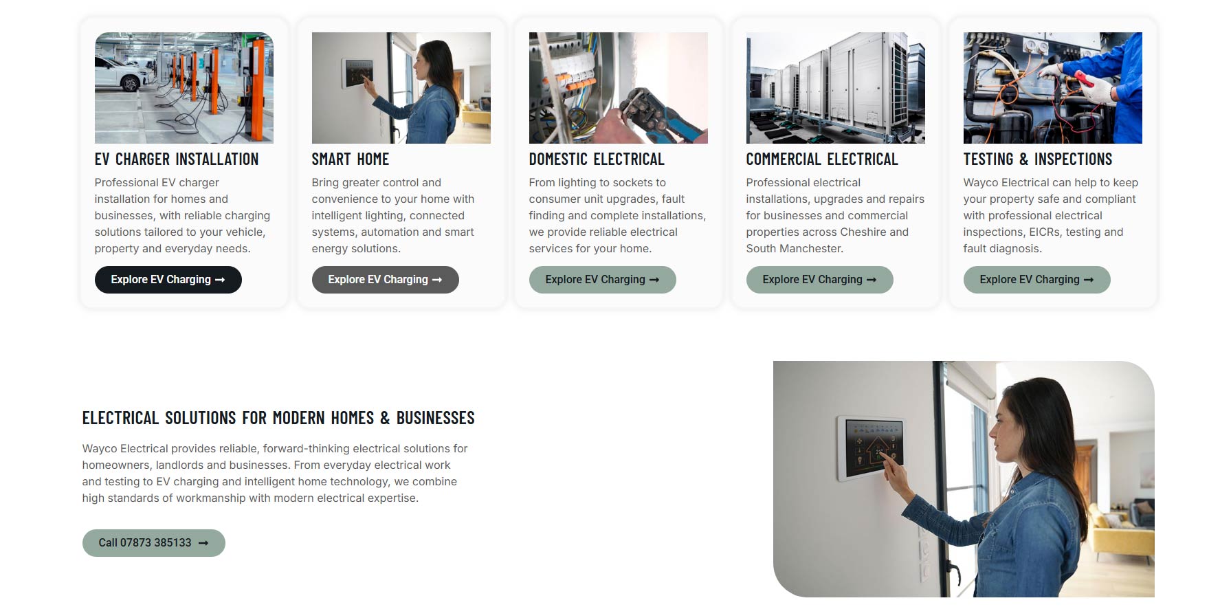 Wayco Electrical website services